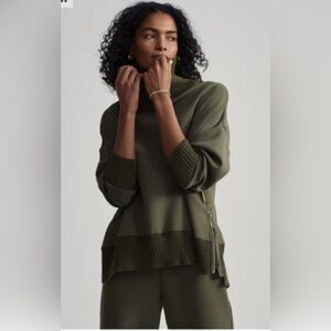 Varley barker high neck sweatshirt